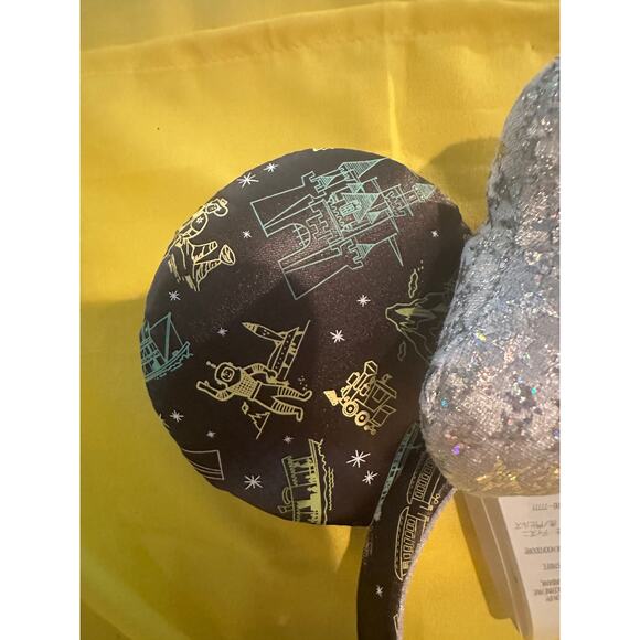 NWT Disney Parks California Disneyland Kathucha 100th Anniversary Headband Ears - Picture 3 of 6